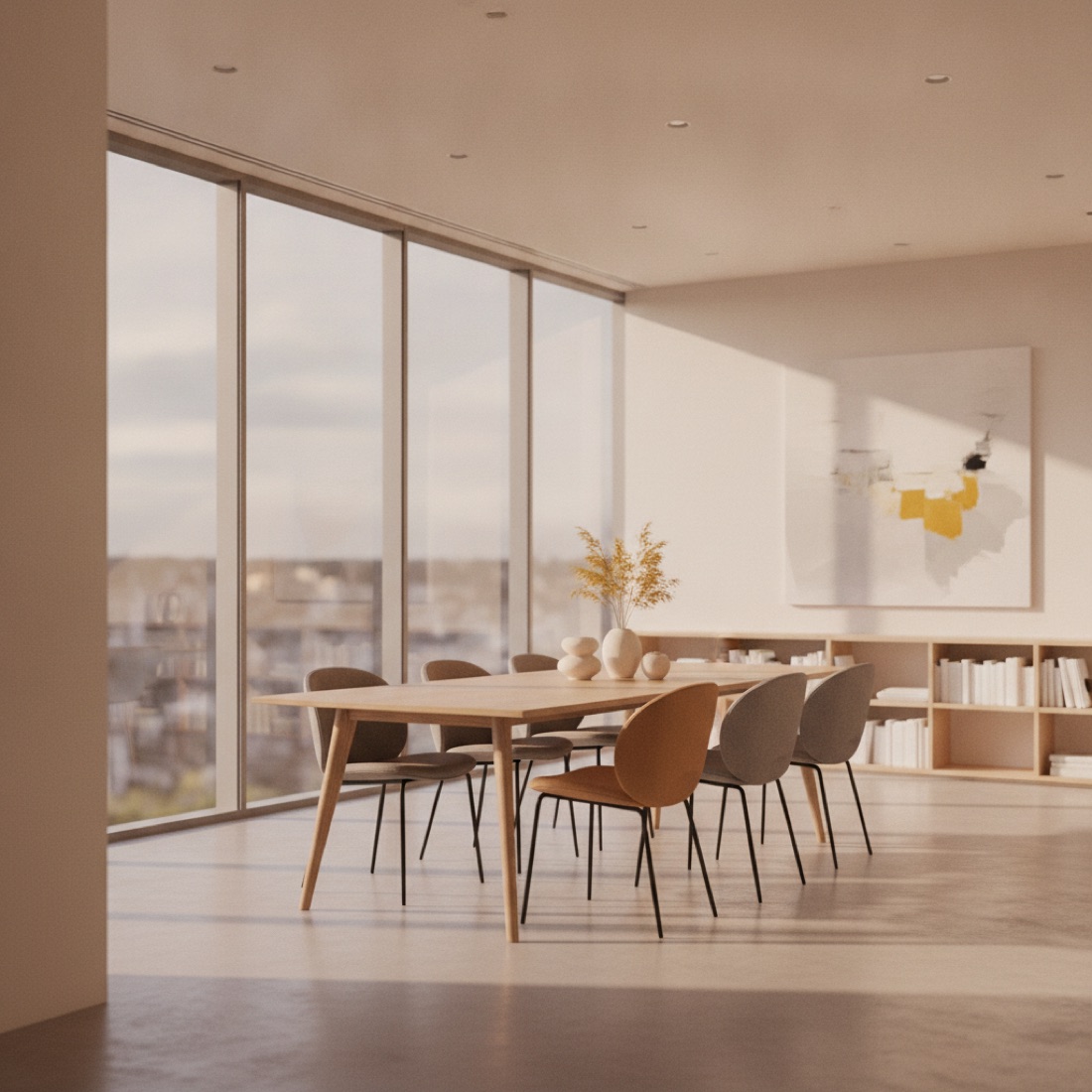 Modern corporate workspace
